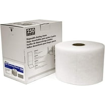 Americo Trapeze Disposable Dusting Sheets, 8" x 6", 125 Ft, White, 250 Sheets, 1 Roll, Ideal for Sweeping Hard Surfaces