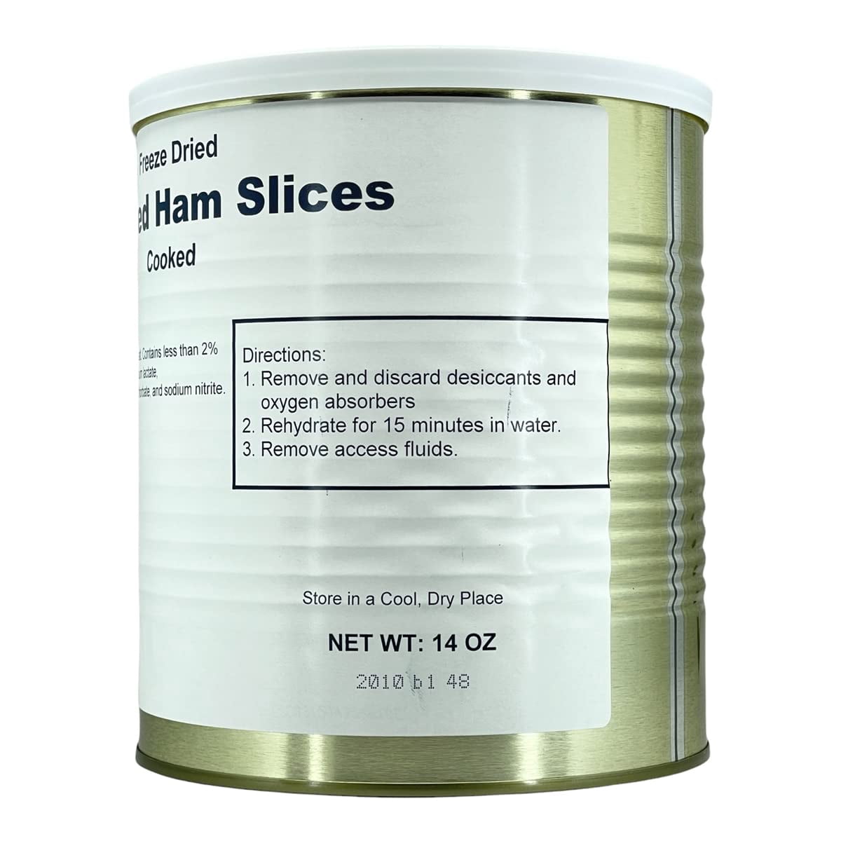 Military Surplus Smoked Ham Slices Canned Meat for Long Term Storage Food- 1 Can