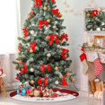 thumbnail image 4 of GZHJMY Christmas Christmas Tree Skirt Home Decoration Large Round Christmas Tree Skirt for Holiday Party Home Christmas Day Ornaments, 47.2", 4 of 6
