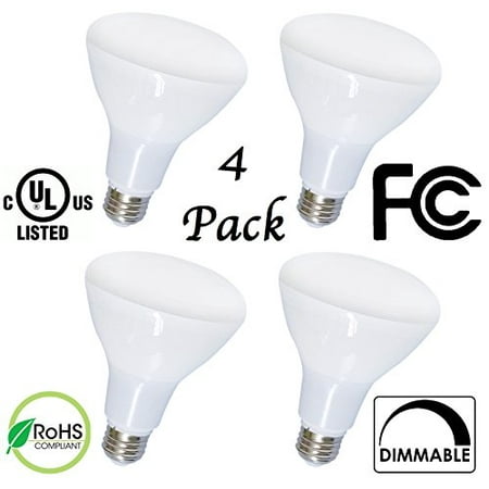 4 Pack Br30 Bright Led Light Bulbs By Bioluz Instant On Warm 4 Pack Br30 Bright Led Light Bulbs By Bioluz Instant On Warm White