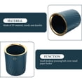 thumbnail image 5 of WRISTBIQUE Decorative Wastebasket, No Peculiar Smell, Convenient Rubbish Bin, Dark Green 3Pcs, 5 of 8