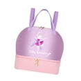 thumbnail image 2 of Kuntesetty Ballet Dance Backpack Comfortable Cute Storage Bag for Dancing Sports Travel Purple Pink, 2 of 9