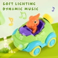 thumbnail image 5 of PayUSD Dinosaur RC Cars Remote Control Car for Toddlers with Lights & Music Rechargeable Race Car for Toddler Toys for 2 3 4 5 Year Old Boys Girls Christmas Birthday Gift for Kids, Green, 5 of 9