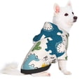 thumbnail image 2 of Fotbe Childish Dinosaur Sudadera con Estampado para Perros Pequeños – Suéter con Capucha para Mascotas, Tela Suave de Forro Polar con Bolsillo-Small, 2 of 7