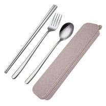 WHAMVOX 4 Pcs/Set Stainless Steel Cutlery Anti-corrosion Mirror Polished