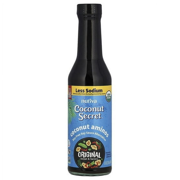 Coconut Secret, Coconut Aminos, Soy-Free Soy Sauce Alternative, Original , 8 fl oz Pack of 3