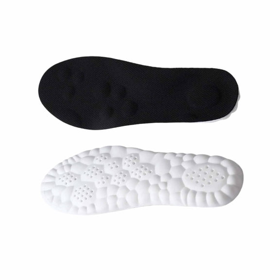 erfcxs 1Pairs 4D Memory Foam Insoles Upgraded Welt To Fit Steppers Insoles For And With Arch Support And Cushioned Comfort For All Types