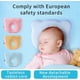 thumbnail image 3 of Almohada de contorno para ropa de cama, almohada ergonómica, almohada antivuelco, soporte para la cabeza con funda de terciopelo, almohada para dormir (color: Rosa claro) JM, 3 of 5