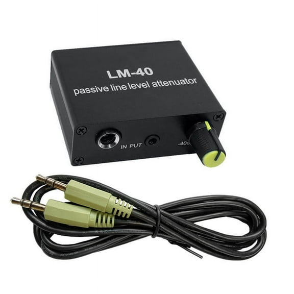 Audio Passive Attenuator,Line Output Signal Sound Card,Speaker,Microphone,Mic Port,High Low Level Converter 3.5 Line