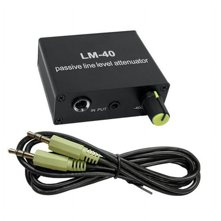 Audio Passive Attenuator Line Output Signal Sound Card Speaker Microphone Mic Port High Low Level Converter+3.5 Line