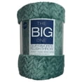 thumbnail image 2 of The Big One Oversized Green Chevron Microplush Throw Blanket - 5ft x 6ft, 2 of 2