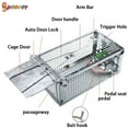thumbnail image 6 of Spencer Rat Trap Cage Small Live Animal Humane Cage Pest Rodent Mouse Control Bait Catch Pest Mouse Trap Cage 11 x 5.5 x 4.3 inches, 6 of 8