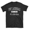 thumbnail image 1 of Fort Lauderdale Florida Classic Established Men's Cotton T-Shirt, 1 of 1
