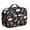 Basketball and Silhouette, variant on Basketball and Jersey Black Pattern Insulated Lunch Bag Teens,Bento School Lunch Bag for Teens for Work,Picnic or Travel 10.6x7.7x4.3 Inches,12 Can Capacity
