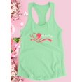 thumbnail image 3 of Mothers Day Pink Ribbon Racerback Tank Women -Image by Shutterstock, Female Medium, 3 of 4