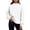 White, variant on Vivianyo HD Women's Fall Winter Comfort Mock Neck Sweatshirt, Drop Shoulder Long Sleeve Solid Casual Pullover Top for Women, Women's White, Sizes S-2XL