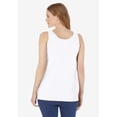 thumbnail image 2 of Woman Within Plus Size Scoopneck Tank, 2 of 6