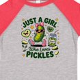 thumbnail image 4 of Inktastic Just a Girl Who Loves Pickles Girls Toddler T-Shirt, 4 of 5