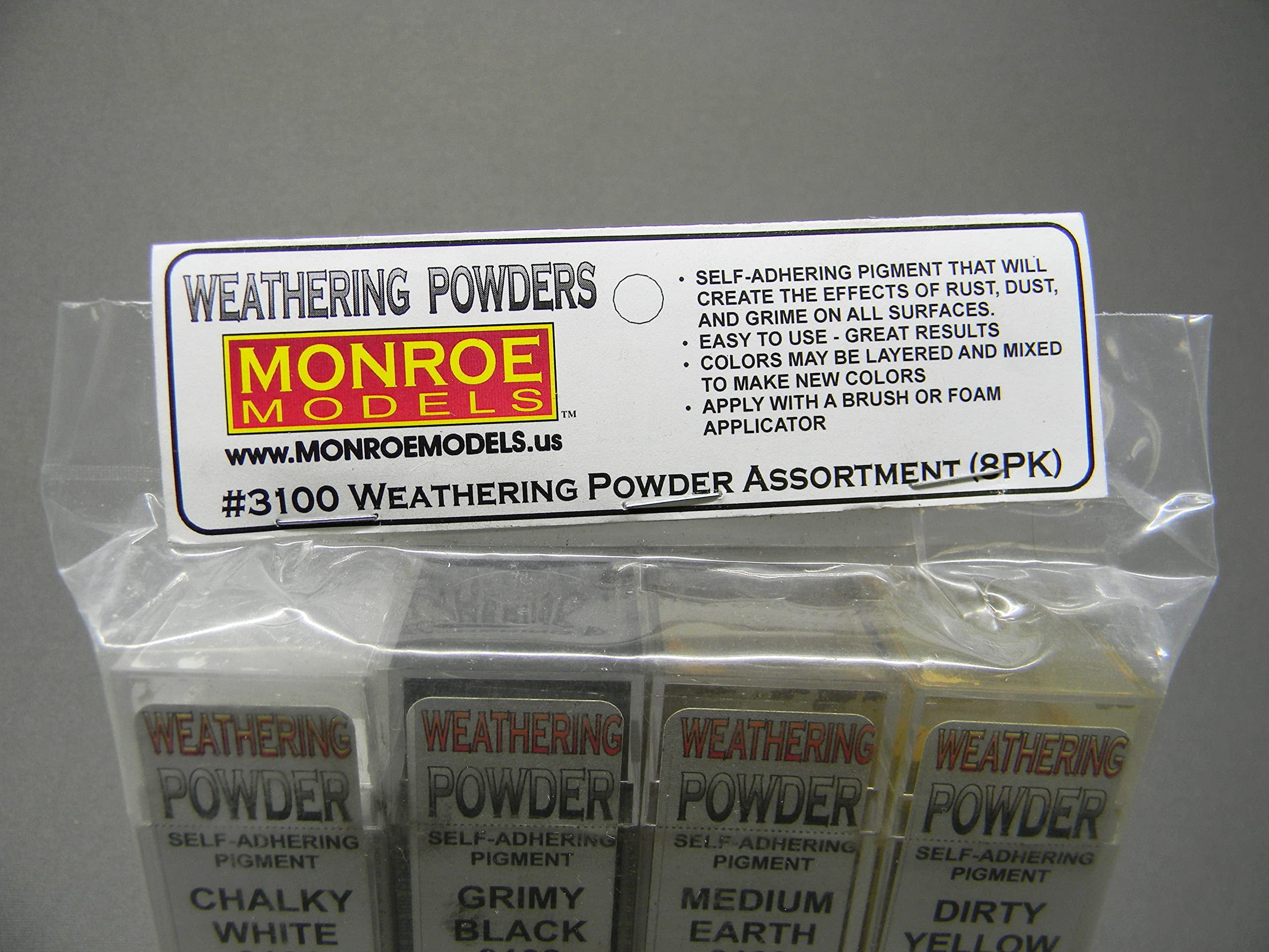 Monroe Models Weathering Powder 8 Pack
