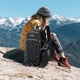 thumbnail image 5 of Mochila de senderismo 40L ligera y plegable para camping para hombres y mujeres | Poliéster resistente al agua | Múltiples compartimentos | Funda para portátil | Viajes al aire libre, 5 of 8