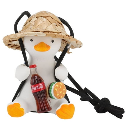 

esptrs Swing Duck Car Pendant Swing Duck Car Pendant Hanging Cute Swing Duck Car Decoration for Car Rearview Mirror Put Duck Car Pendant