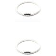 thumbnail image 1 of Brazalete de cuero Minnieouse con hebilla de piedra imán de acero inoxidable trenzado 6 hilos, 1 of 6