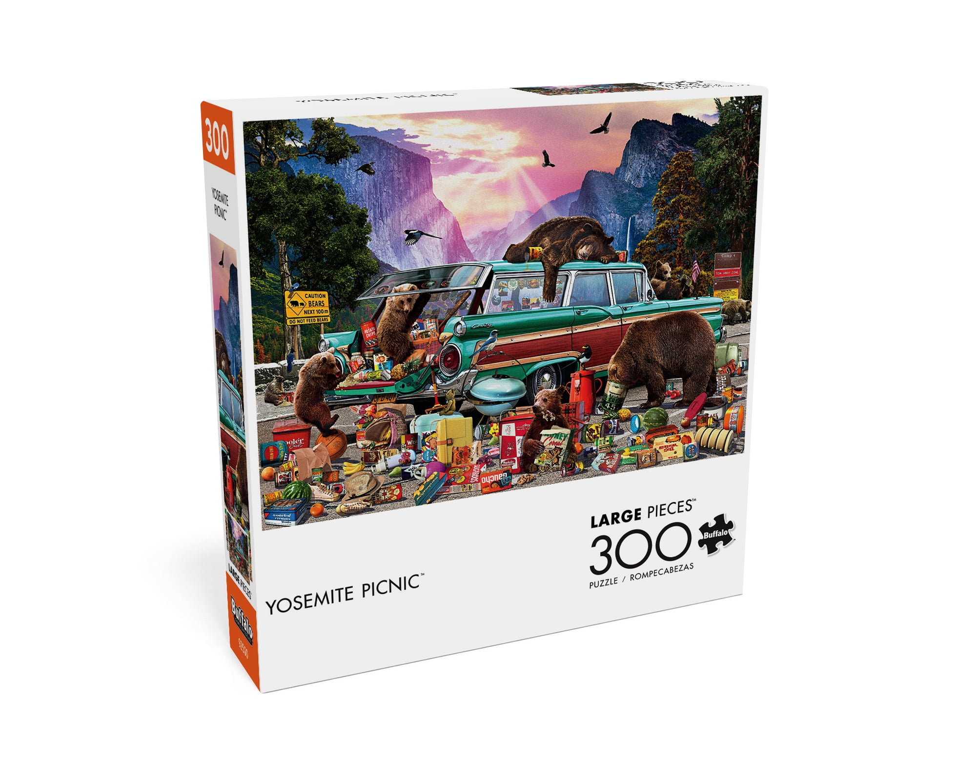 Buffalo Games 300-Piece Yosemite Picnic Jigsaw Puzzle