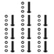 thumbnail image 1 of 10 Tornillos de Cabeza Redonda M6 de Acero Inoxidable, Tuercas Y Arandelas Resistentes de Alta Confiabilidad, Tornillos de Cabeza Zócalo para El Hogar, 1 of 7