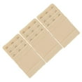 thumbnail image 4 of Adjustable 3-Hook Bra Band Extension Set: Elastic Extenders9-pack (3 each Black, White, Beige)) by More of Me to Love, 4 of 7