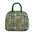thumbnail image 2 of Flower Lunch Bag for Women Men Reusable Insulated Lunch Bags, Leakproof Cooler Food Lunch Tote Bag, Large Capacity Lunch Box for Work School Travel Picnic, 2 of 7