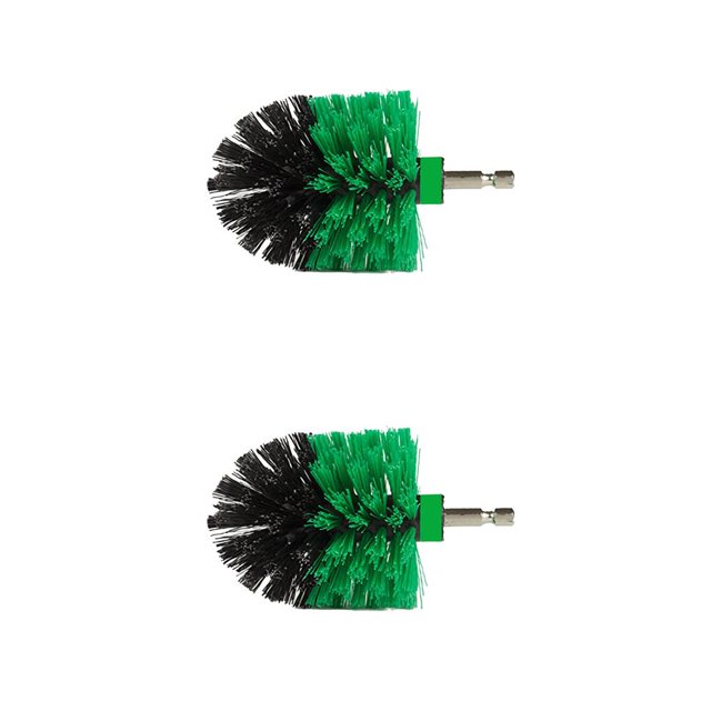 sweethay 2021, cepillo limpiador de taladro, cepillos de fregado para superficie de baño, azulejo de lechada, bañera, ducha, verde 3.5 pulgadas 2piezas