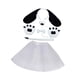 thumbnail image 4 of Disfraz de cachorro con orejas y cola, accesorios de cosplay de cola larga, diadema para perro Con falda, 4 of 9