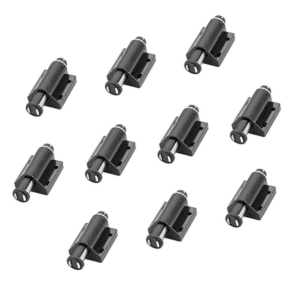 10pcs Magnetic Push To Open Door Catches Heavy Duty Latches Steel Catches for Cabinets In Kitchens Bathrooms & Offices