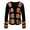 Black, variant on Women's Bohemian Crochet Cardigan Long Sleeve Lace Knit Sweater Handmade Ethnic Rainbow Open Front Top Beautiful Basic Women's Cardigan