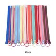 thumbnail image 3 of Dalazy Resin Zippers With Metal Pull Head Durable And Practical Garment Accessory Variety Of Color 25cm 20 pieces 1Set, 3 of 6