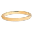 thumbnail image 2 of 2mm Tungsten Ring 18K Yellow Gold Tungsten Wedding Band Tungsten Carbide Ring Women's Ladie's Classic Dome Shape Band 6, 2 of 3
