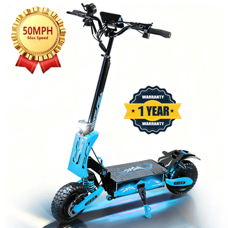 MotoTec 2000w Electric Scooter for Adults - 48v Stand Up with Seat