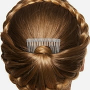 20 pcs Clear Plastic Hair Combs for Women Wedding and Bridal Use