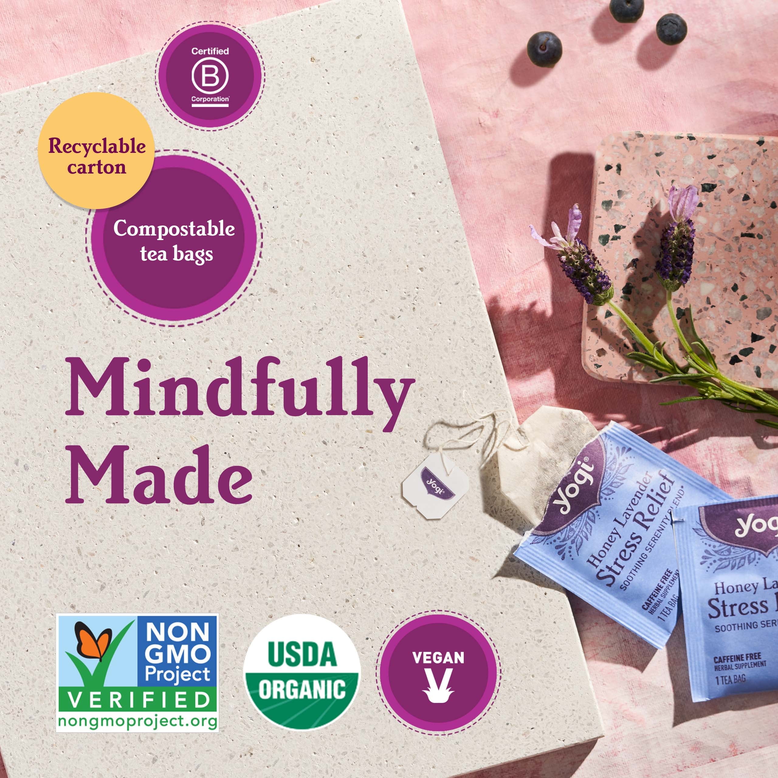Amazon.com: Yogi Tea Green Kombucha Tea - 16 Bags per Pack