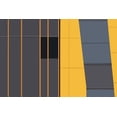 thumbnail image 2 of Niezen 32x23 Black Ornate Wood Framed with Double Matting Museum Art Print Titled - Niezen - Yellow in Abstract, 2 of 4