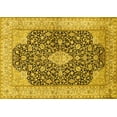 thumbnail image 1 of Ahgly Company Indoor Rectangle Medallion Yellow Traditional Area Rugs, 5' x 7', 1 of 4