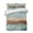 Blue, Brown, variant on Quilts Twin XL Size, Teal Brown Botanical Soft Comforter Bedding Set for Bed, Farmhouse Wooden Leaves Lightweight Quilted Bedspread with Pillow Cover(2 Pieces) for All Season, 68x98 Inch