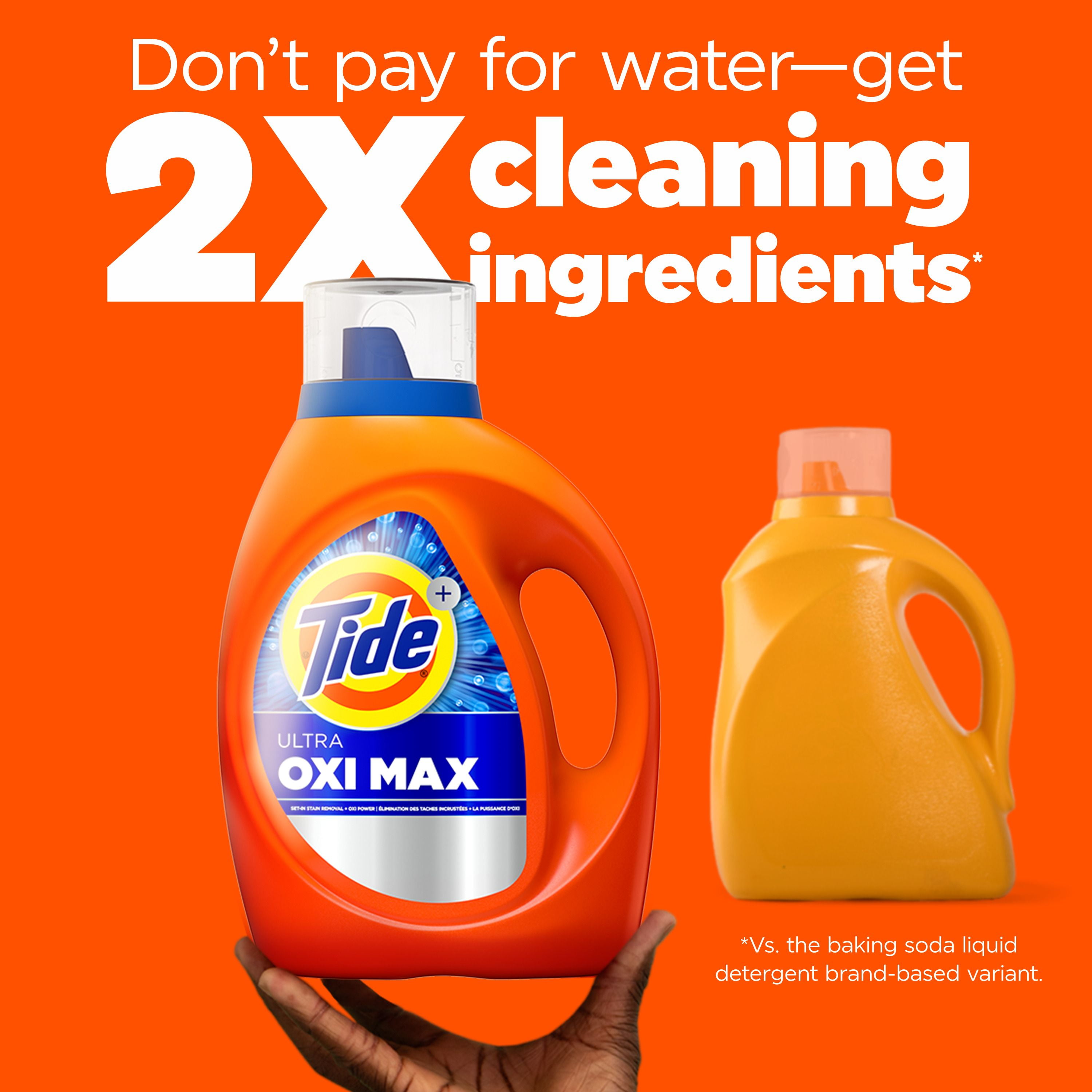 Tide Ultra Oxi Max Liquid Laundry Detergent, 65 Loads