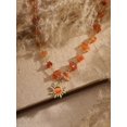 thumbnail image 5 of MINCHI Boho Vintage Hippie Gold-Tone Sunburst Stone Choker Necklace – A Symbol of Luck & Harmony, Jewelry Gift for Women, 5 of 15