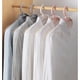 thumbnail image 2 of Extra breda plastgalgar, 10-pack skjortgalgar, halkfria vita, 2 of 5