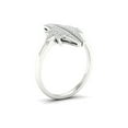 thumbnail image 2 of 1/4Ct TDW Diamond 10K White Gold Star Fashion Ring (I-J, I2), 2 of 5