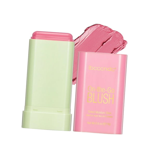 Blush Stick Multi Use Long wearing Smooth Dewy Finish Portable Blusher Stick Pink