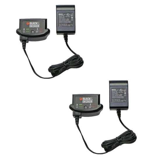 Black & Decker OEM 90640340 90590282-01 Drill Charger (2 Pack) BDC120VA100 BDCDE120 BDCDE120C BDCDE120C BDCDMT120 BDCDMT120-2 BDCDMT120C BDCDMT120IA LD120CBF LD120VA LD120VA-8 LDX120C