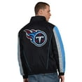 thumbnail image 2 of Men's Starter  Black Tennessee Titans Thursday Night Gridiron Half-Zip Jacket, 2 of 2