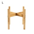 thumbnail image 1 of Bamboo Flower Succulent Stand Window Balcony Tabletop Flower Pot Bracket Plant Pot Display Stand Shelf Home Garden Decor, 1 of 12